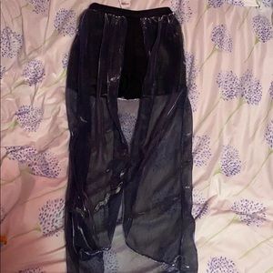 Charlotte Russe Iridescent nightout skort(skirt)